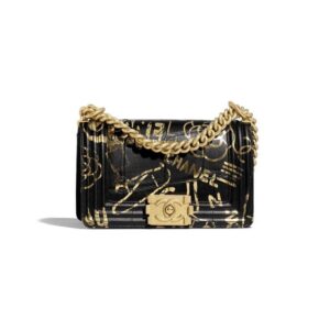 Replica Chanel Small Boy Chanel UK 1:1 Mirror Handbag A67085 Gold