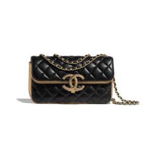 Replica Chanel Small Flap Replicas Bag A57275 Best Black/Gold