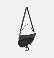 Replica Dior M0446 Dior Saddle Bag M0447 Black Ultramatte Calfskin