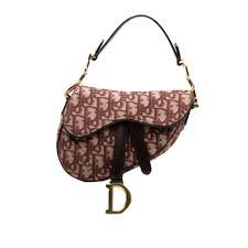 Replica Dior M0446 Dior Saddle Bag Burgundy Dior Oblique Jacquard