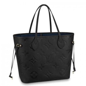 Replica Louis Vuitton Neverfull MM Bag Damier Ebene M45685 BLV528
