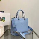 Replica Prada 1BA335 Large Saffiano leather handbag Blue