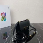 Replica Prada 1BD320 Prada Emblème Saffiano Shoulder Bag Black