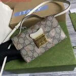 Replica Gucci 652683 Padlock Mini Bag White leather