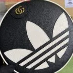 Replica Adidas x Gucci Ophidia shoulder bag 702626 Black leather
