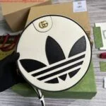 Replica Adidas x Gucci Ophidia shoulder bag 702626 White leather