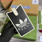 Replica Gucci 702203 Adidas x Gucci phone case Black