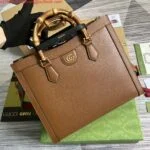 Replica Gucci 678842 Diana medium tote bag Brown