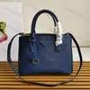Replica Prada 1BA906 Prada Galleria Saffiano leather mini-bag Light Blue