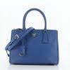 Replica Prada 1BA906 Prada Galleria Saffiano leather mini-bag Blue